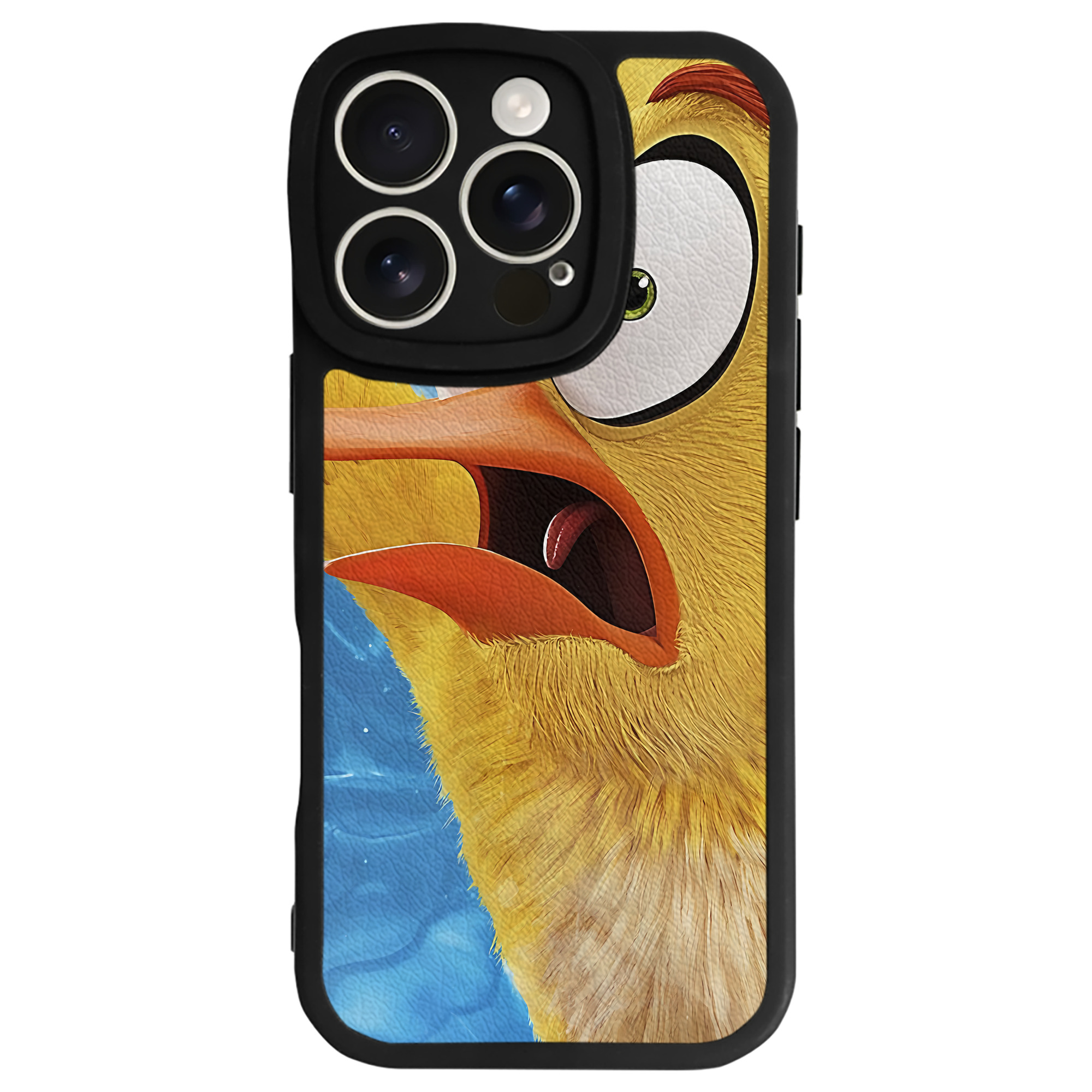（画像用） Angry Birds アングリーバード 【iPhone 16シリーズ対応】シリコンスマホケース（レザー調） 材質：シリコン